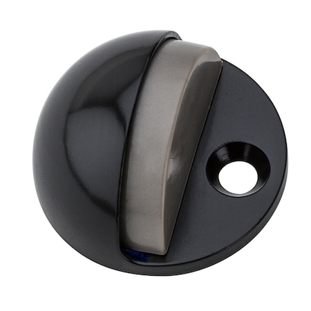 National Hardware National Hardware Zinc Oil Rubbed Bronze Black Door Stop Mounts to floor 1.75 in. N327-612